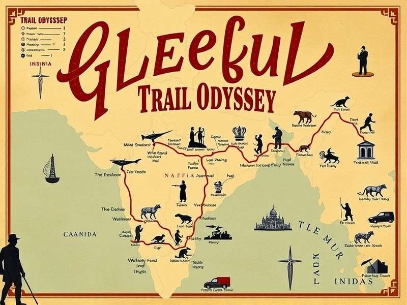Gleeful Trail Odyssey India Map